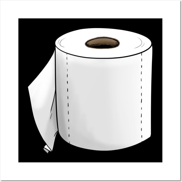Toilet Paper - The New Currency Wall Art by JoeClarkart